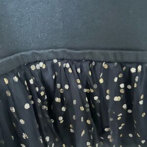 Crewcuts girls navy dress with sparkly tulle bottom